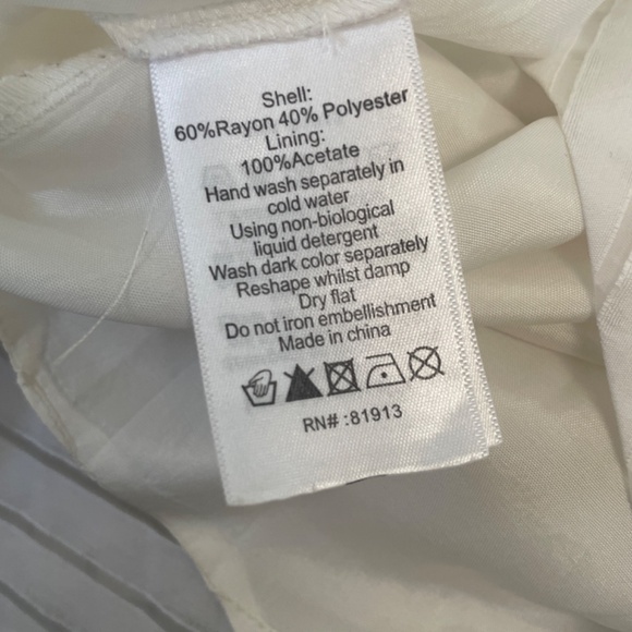 White, Plenty by Tracy Reese Dress, Size 4 - Picture 10 of 10